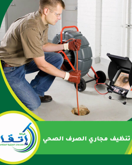 تنظيف مجاري الصرف الصحي