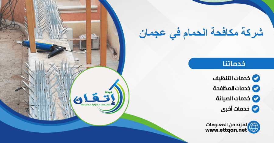 شركة مكافحة الحمام في عجمان